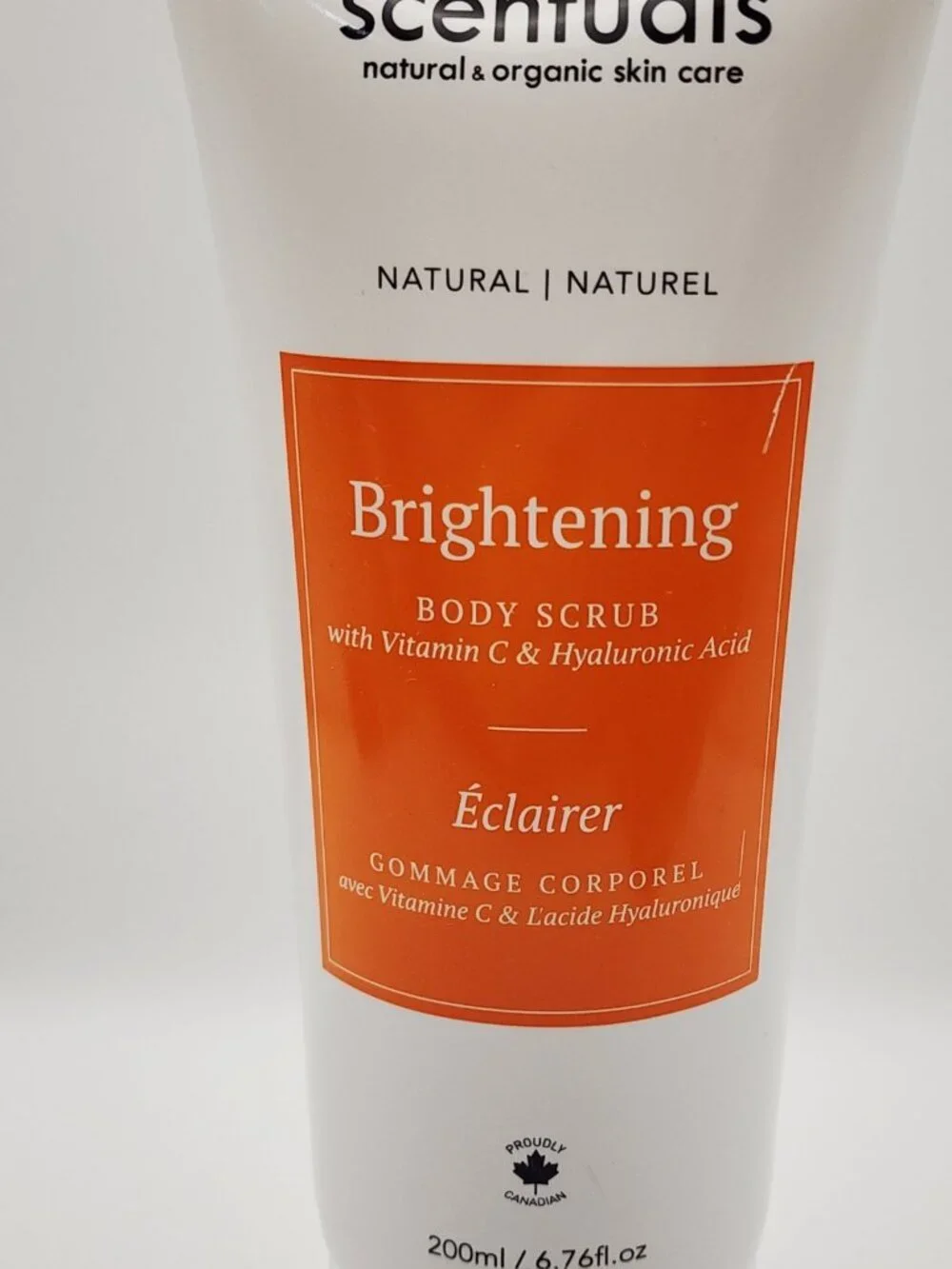 Scentuals Brightening Body Scrub Vitamin C Hyaluronic Acid 6.76oz New Sealed